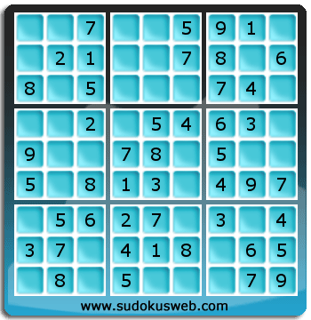 Nivel Muito Facil de Sudoku