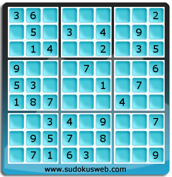 Sudoku de Niveau Facile Sudoku de Niveau Facile