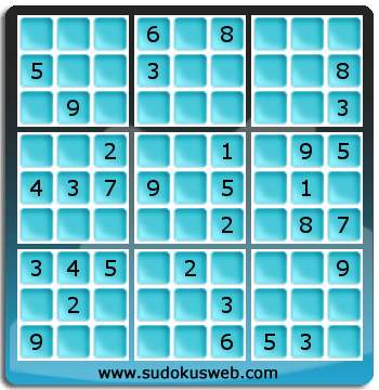 Sudoku von mittelmässiger höhe