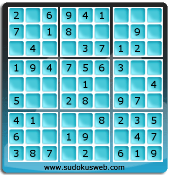 Sudoku de Nivell Molt Fàcil