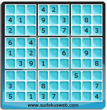 Sudoku von mittelmässiger höhe