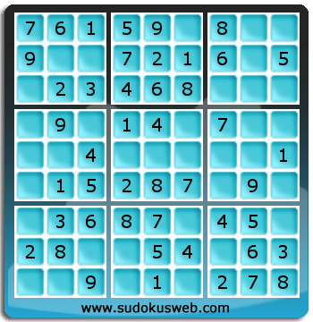 Sudoku de Niveau Très Facile Sudoku de Niveau Très Facile