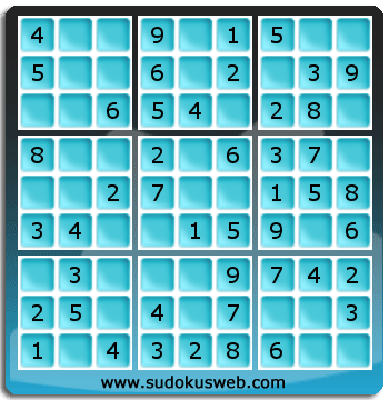 Sudoku de Nivel Muy Fácil