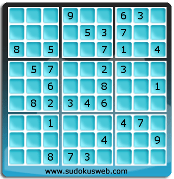 Sudoku von mittelmässiger höhe