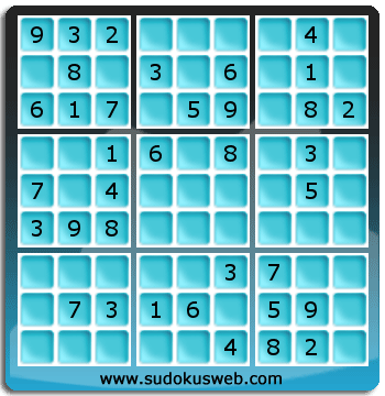 Sudoku von einfacher höhe