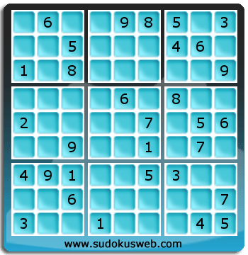 Sudoku von mittelmässiger höhe