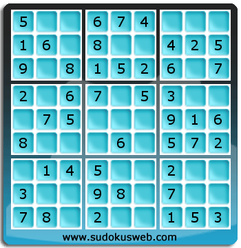 Sudoku de Niveau Très Facile