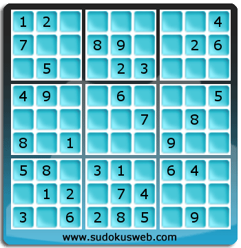 Sudoku von einfacher höhe