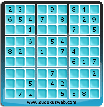 Sudoku de Nivel Fácil Sudoku de Nivel Fácil