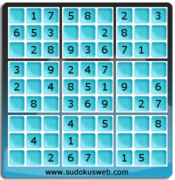 Sudoku de Niveau Très Facile Sudoku de Niveau Très Facile