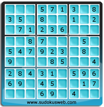 Sudoku de Nivel Muy Fácil Sudoku de Nivel Muy Fácil