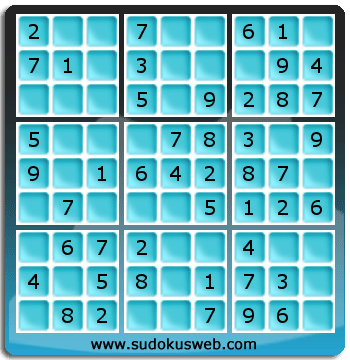 Nivel Muito Facil de Sudoku