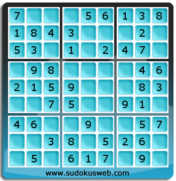 Nivel Muito Facil de Sudoku