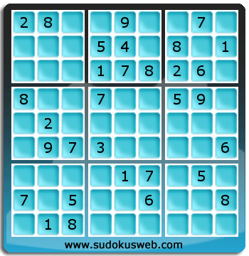 Sudoku von mittelmässiger höhe