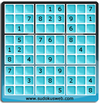 Sudoku von mittelmässiger höhe