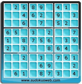 Sudoku de Nivell Molt Fàcil Sudoku de Nivell Molt Fàcil