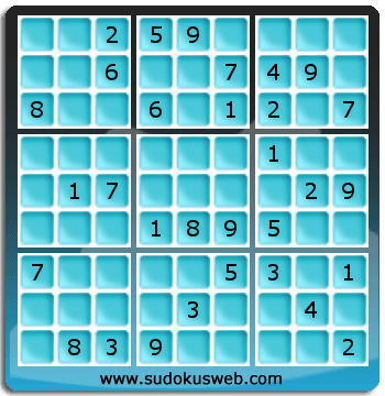 Sudoku von mittelmässiger höhe