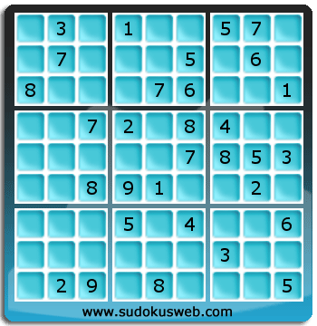 Sudoku von mittelmässiger höhe