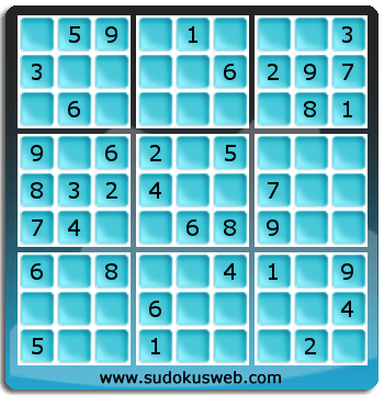 Sudoku von einfacher höhe