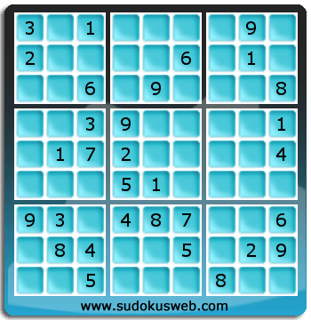 Sudoku von mittelmässiger höhe