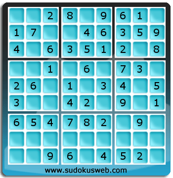 Sudoku de Nivel Muy Fácil