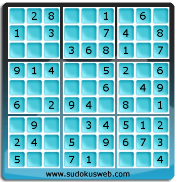 Nivel Muito Facil de Sudoku Nivel Muito Facil de Sudoku