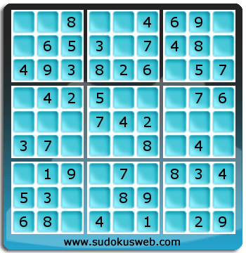 Nivel Muito Facil de Sudoku