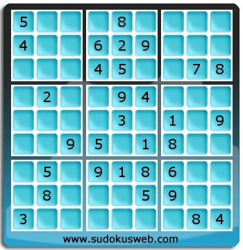 Sudoku von mittelmässiger höhe