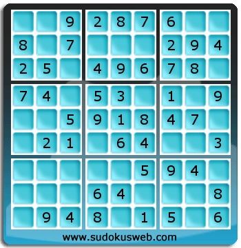 Nivel Muito Facil de Sudoku Nivel Muito Facil de Sudoku