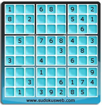 Sudoku von einfacher höhe