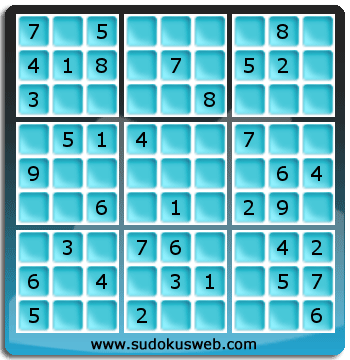 Sudoku von einfacher höhe