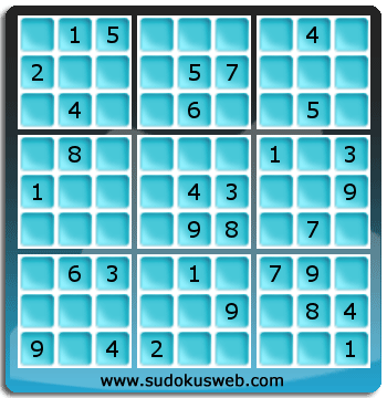 Sudoku von mittelmässiger höhe