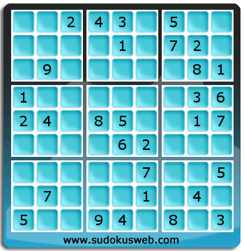 Sudoku von mittelmässiger höhe