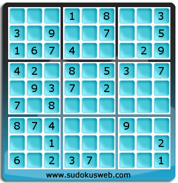 Sudoku von einfacher höhe