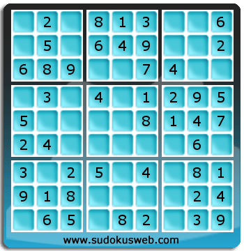 Sudoku von sehr einfacher höhe