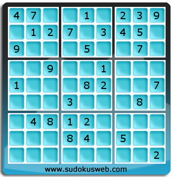 Sudoku von mittelmässiger höhe