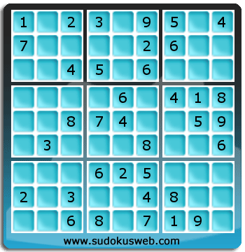 Sudoku von einfacher höhe