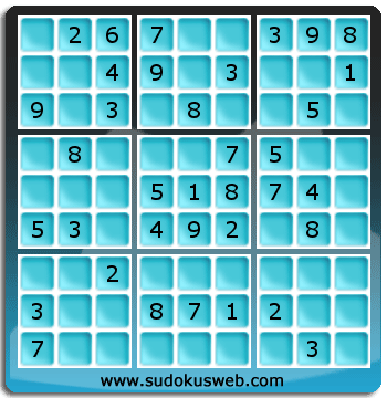 Nivel Facil de Sudoku Nivel Facil de Sudoku