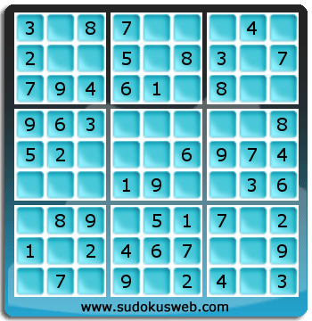 Sudoku von sehr einfacher höhe