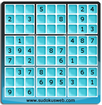 Sudoku von einfacher höhe