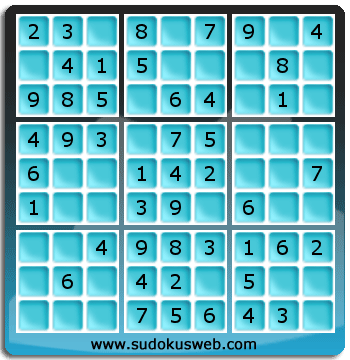 Very Easy Level Sudoku