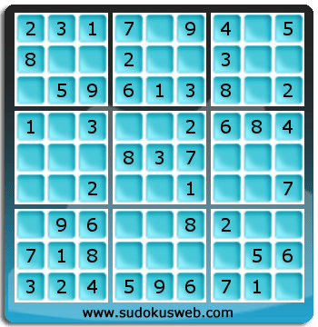 Sudoku de Niveau Très Facile