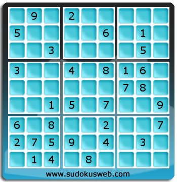 Sudoku von mittelmässiger höhe