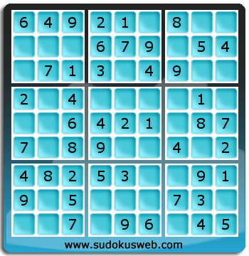 Sudoku de Nivell Molt Fàcil Sudoku de Nivell Molt Fàcil