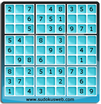 Sudoku de Niveau Très Facile