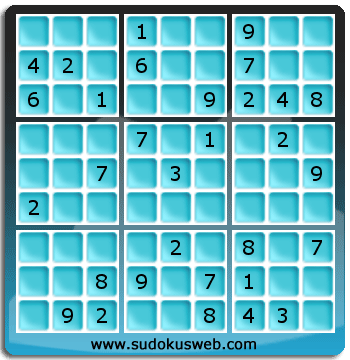 Sudoku von mittelmässiger höhe