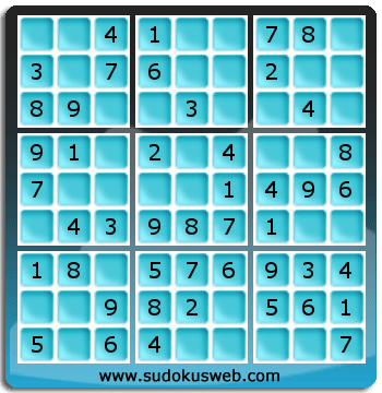 Sudoku von sehr einfacher höhe