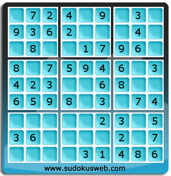 Sudoku de Nivell Molt Fàcil Sudoku de Nivell Molt Fàcil