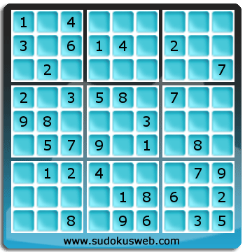 Sudoku von einfacher höhe