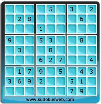 Sudoku von mittelmässiger höhe